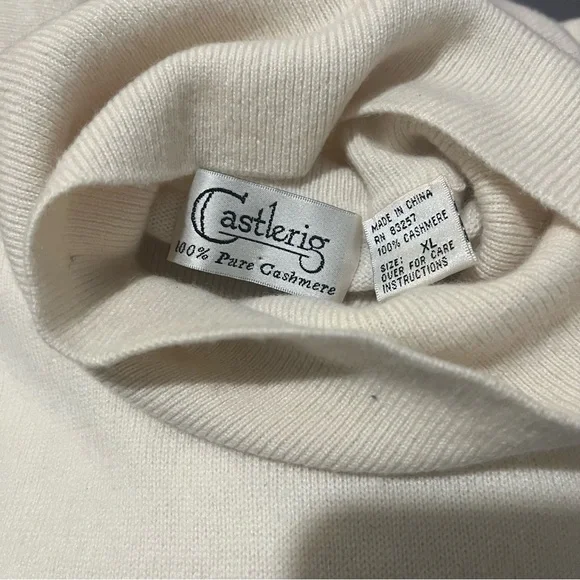 100% Cashmere Lot 12 Knit Jumpers Upcycle Cutter Sweaters Soft Girl Crafter Vtg - Picture 11 of 17